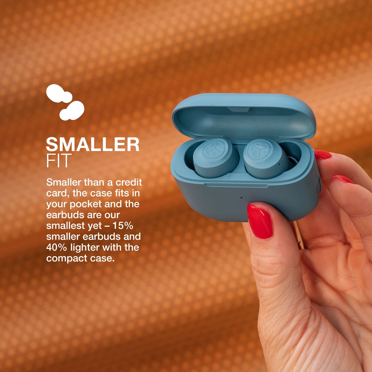 Go Air Pop Bluetooth Earbuds, True Wireless with Charging Case