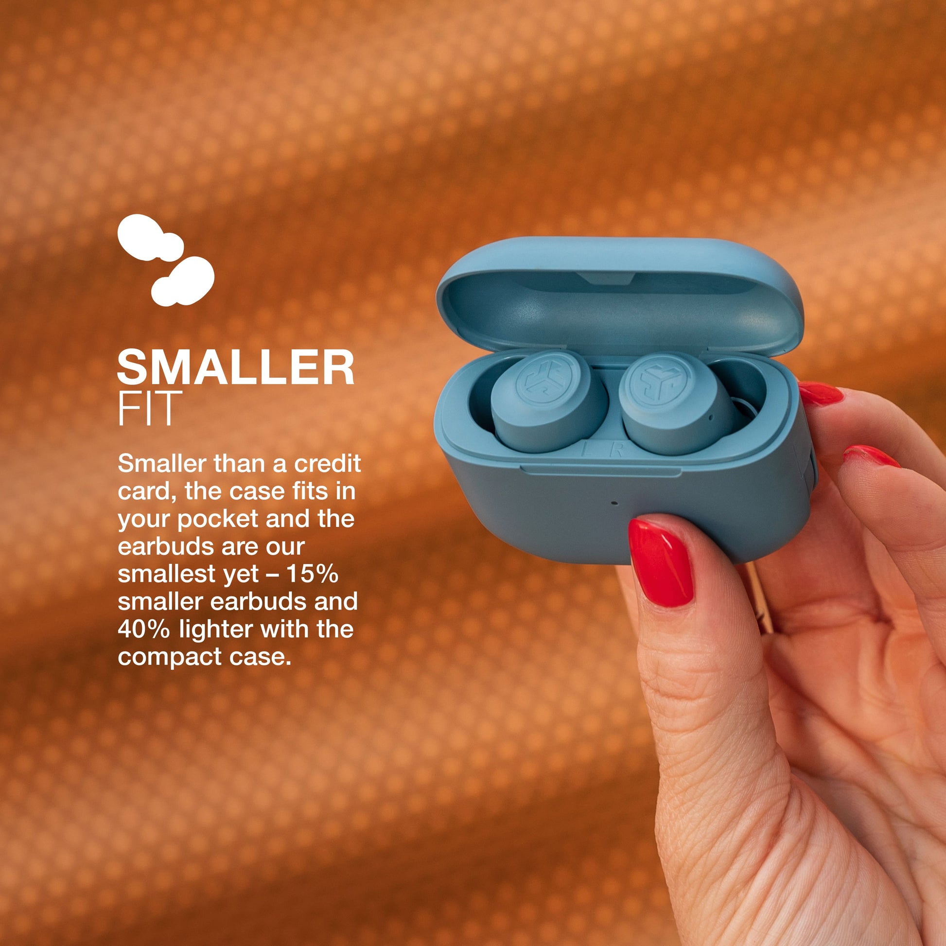 Go Air Pop Bluetooth Earbuds, True Wireless with Charging Case
